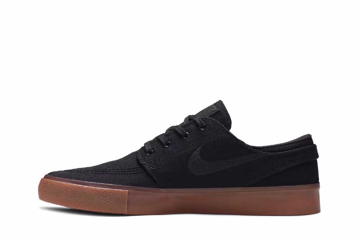Nike Zoom Stefan Janoski Canvas RM SB Black Gum, view 4