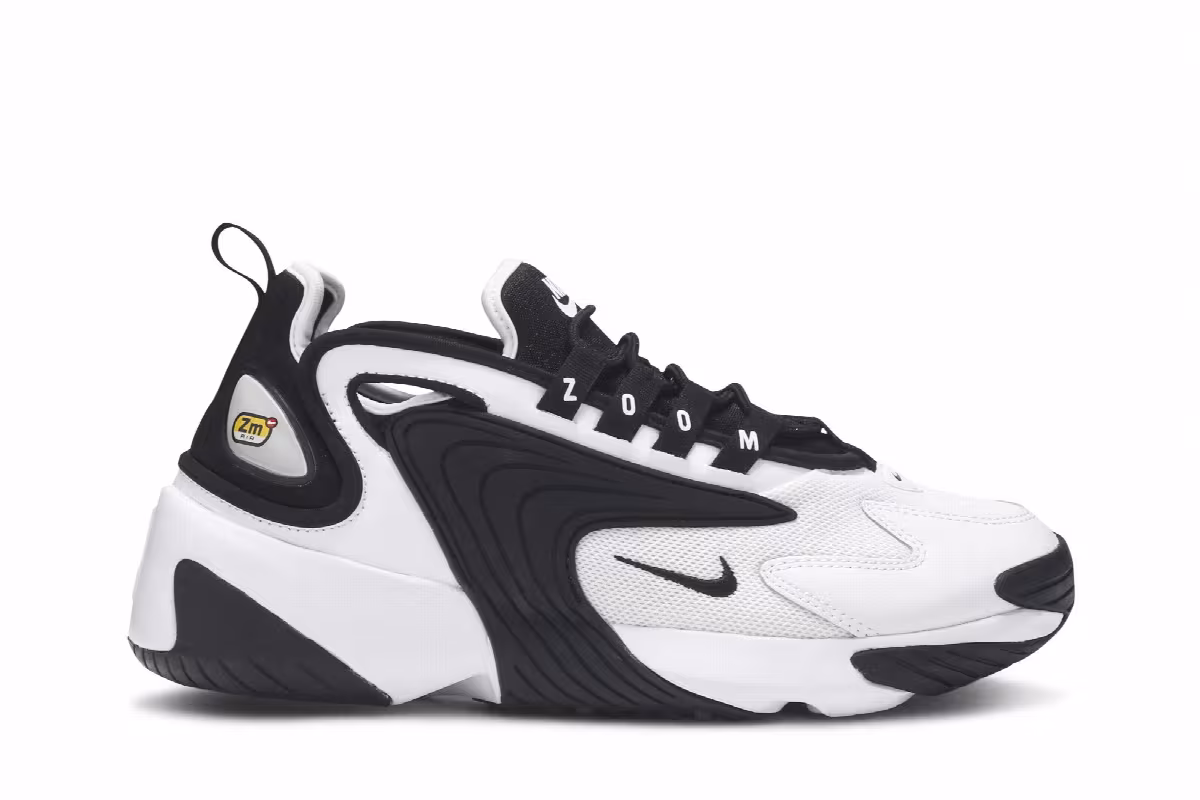 Nike Women's Zoom 2K White Black, view 2