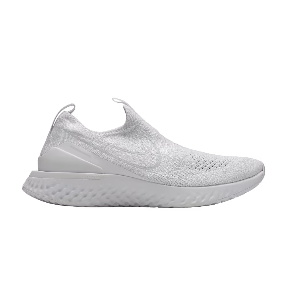 Nike Women's Epic Phantom React Flyknit Triple White
