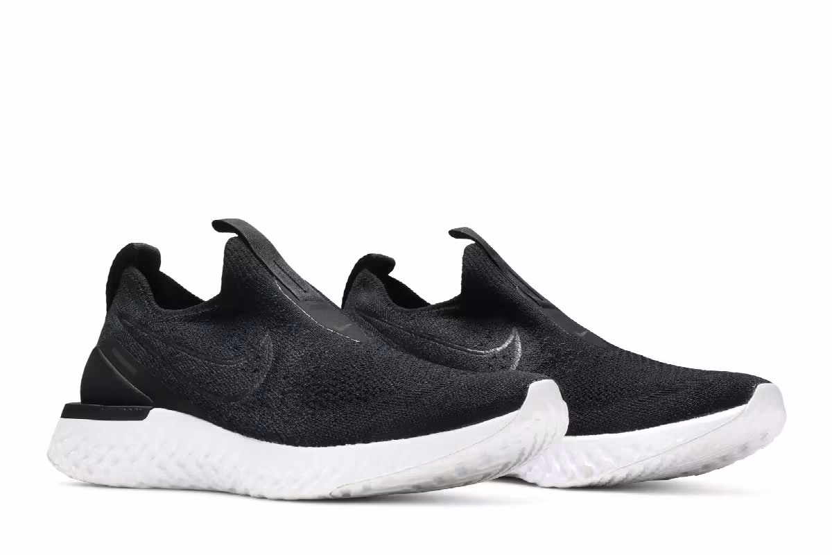 Nike Women's Epic Phantom React Flyknit Black, view 9