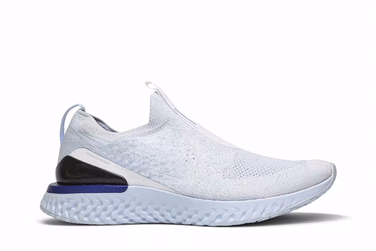 Nike Epic Phantom React Flyknit Hydrogen Blue, view 2