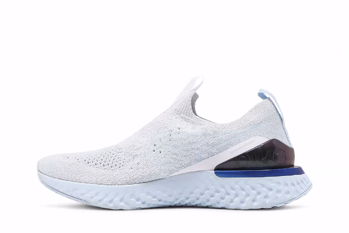 Nike Women's Epic Phantom React Flyknit Hydrogen Blue, view 4
