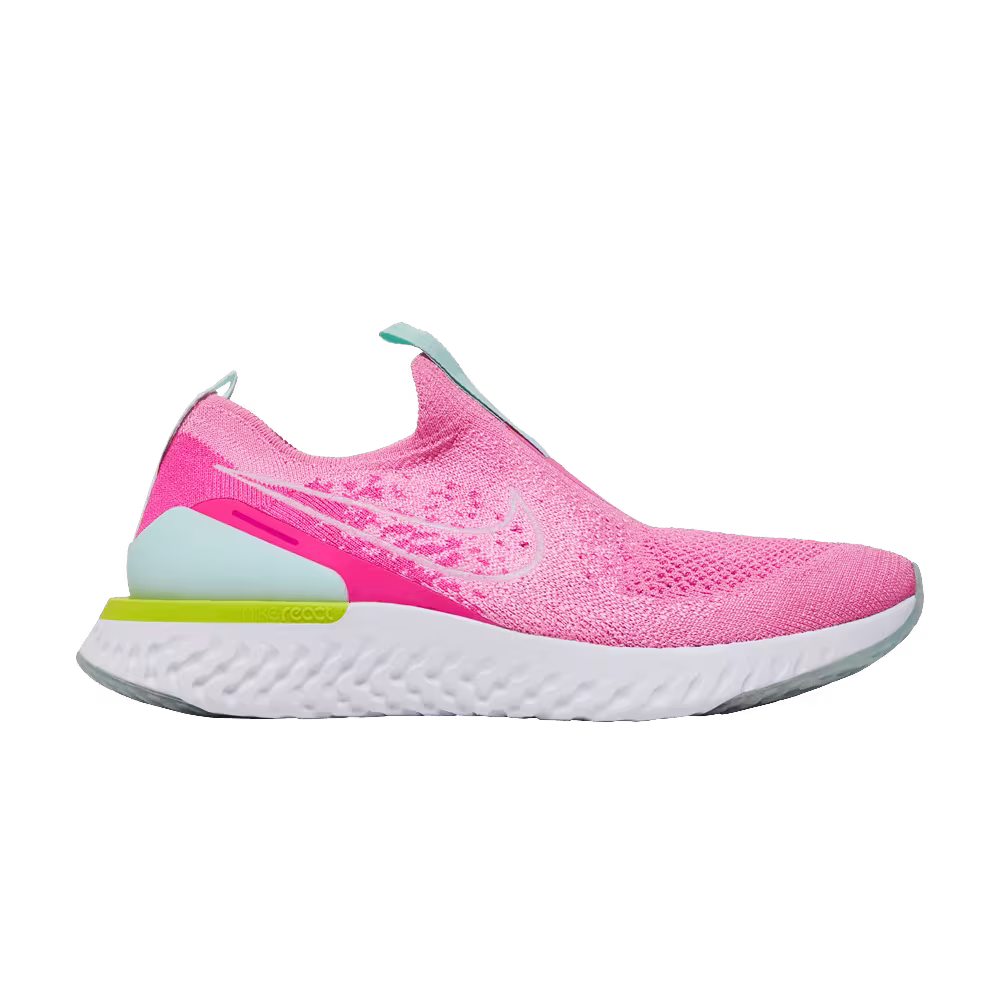 Nike Women's Epic Phantom React Flyknit Psychic Pink