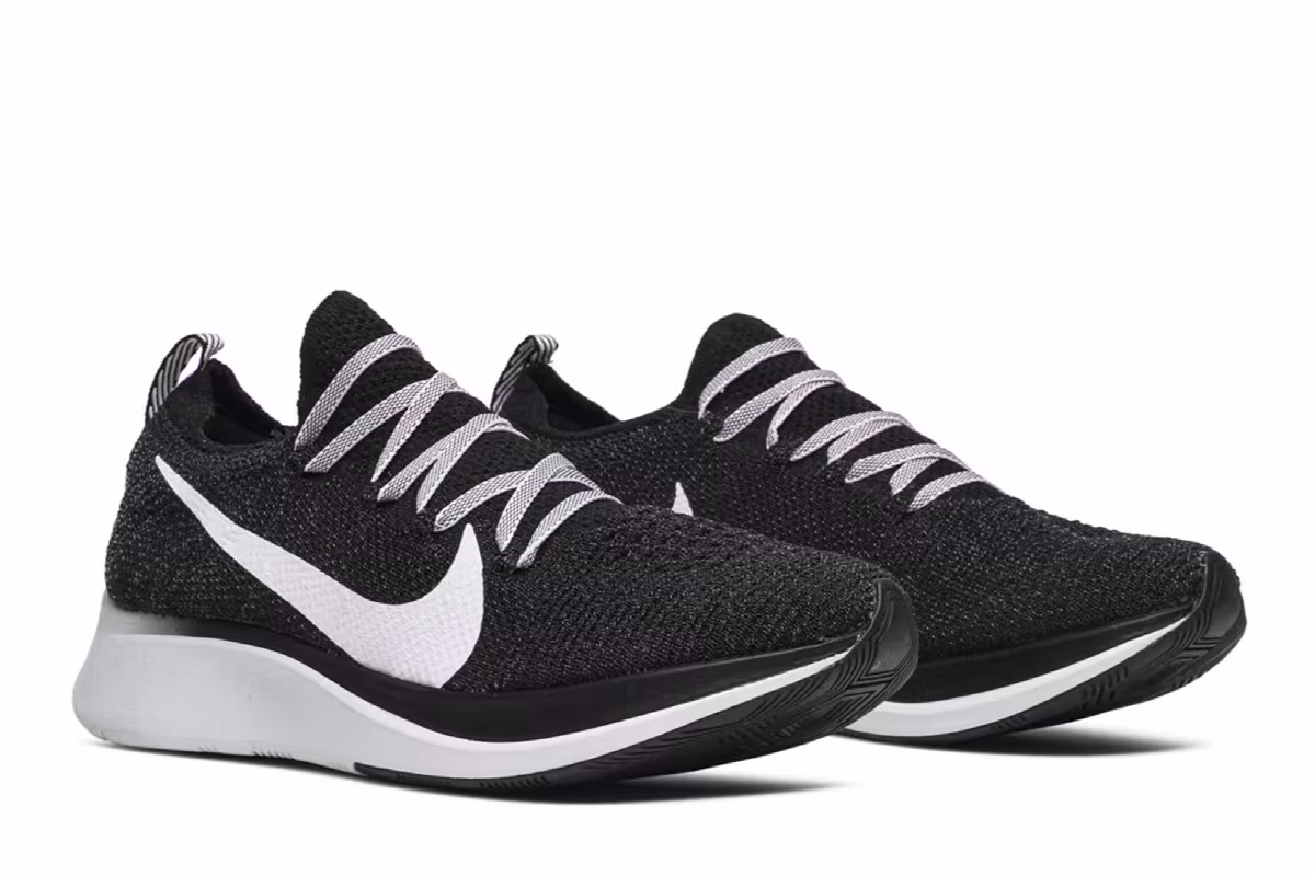Nike Women's Zoom Fly Flyknit Black Pink Foam, view 9
