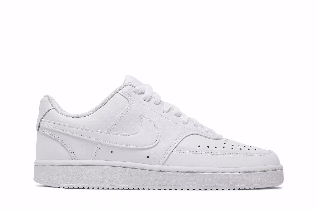 Nike Court Vision Low Triple White, view 2