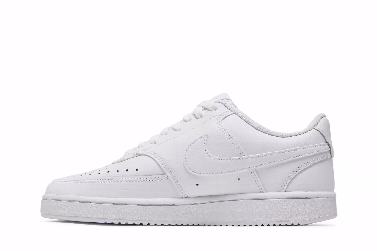Nike Court Vision Low Triple White, view 4