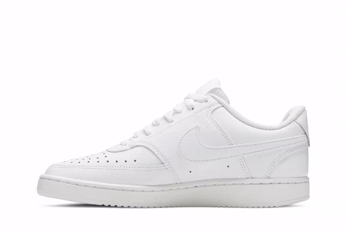 Nike Women's Court Vision Low Triple White, view 4