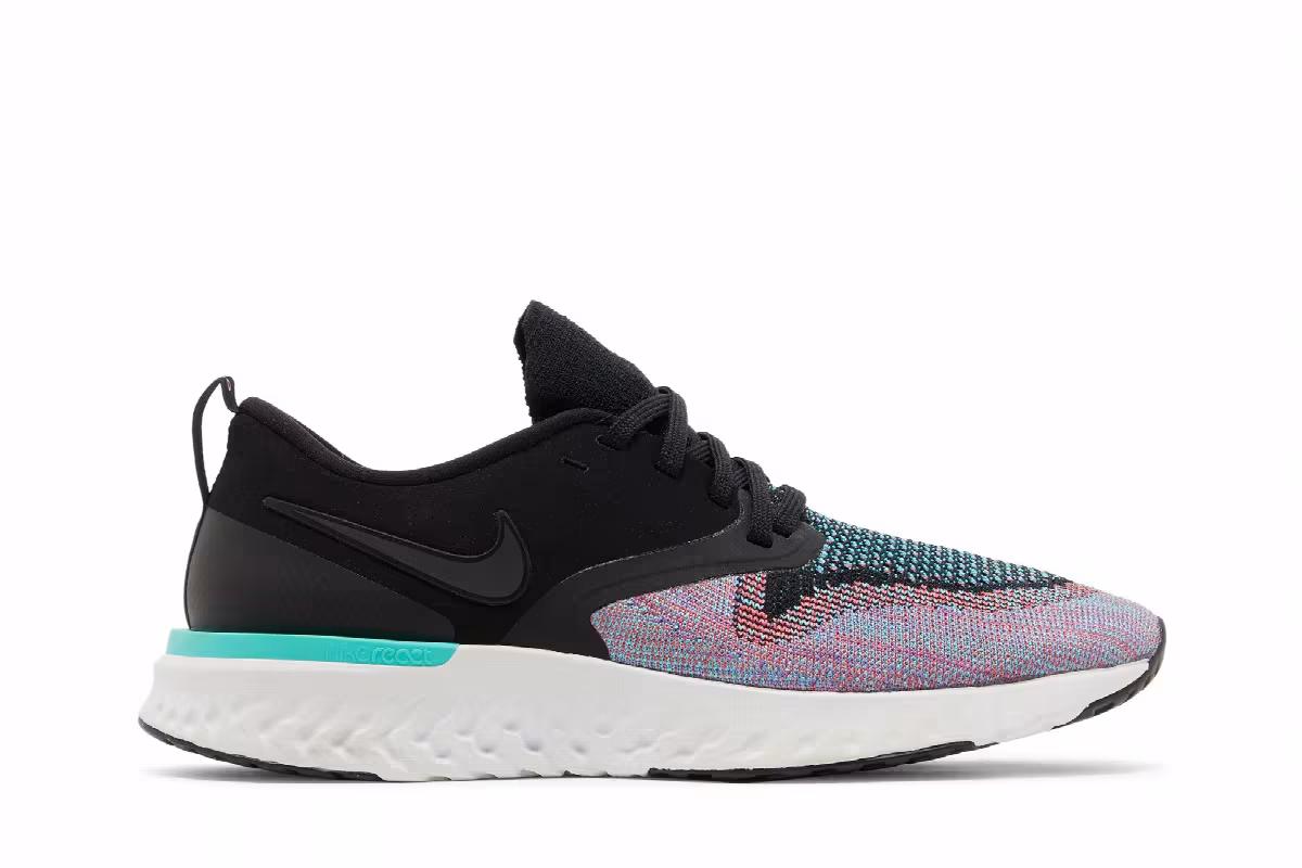 Nike Women's Odyssey React Flyknit 2 Ember Jade, view 2
