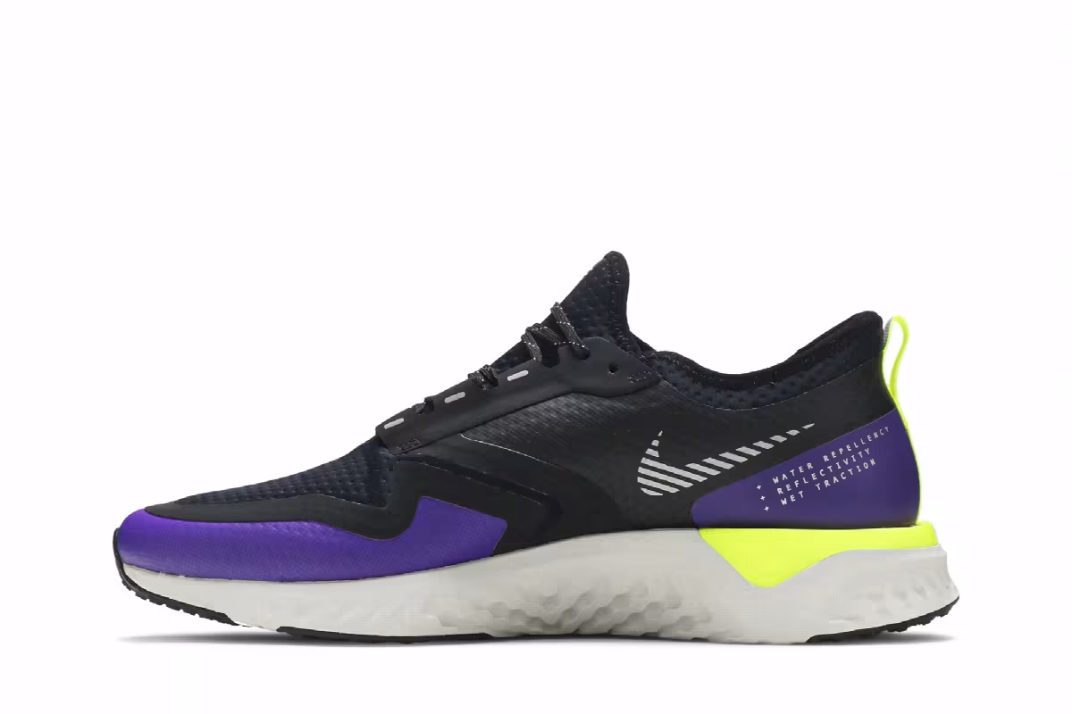 Nike Odyssey React Shield 2 Black Voltage Purple, view 4