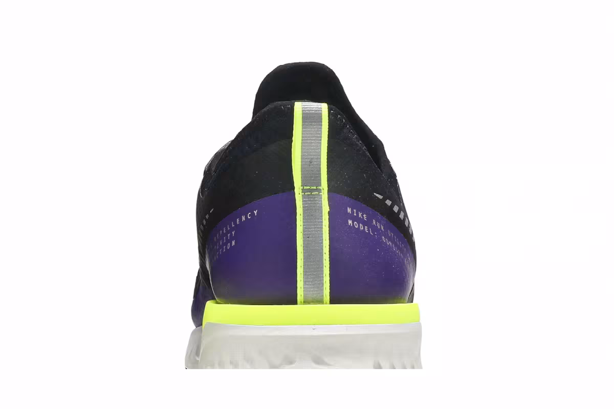 Nike Odyssey React Shield 2 Black Voltage Purple, view 8