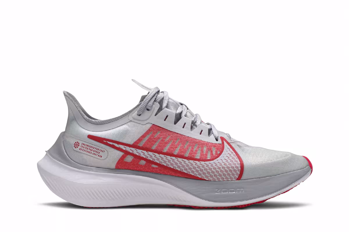 Nike Women's Zoom Gravity Pure Platinum Red Orbit, view 2