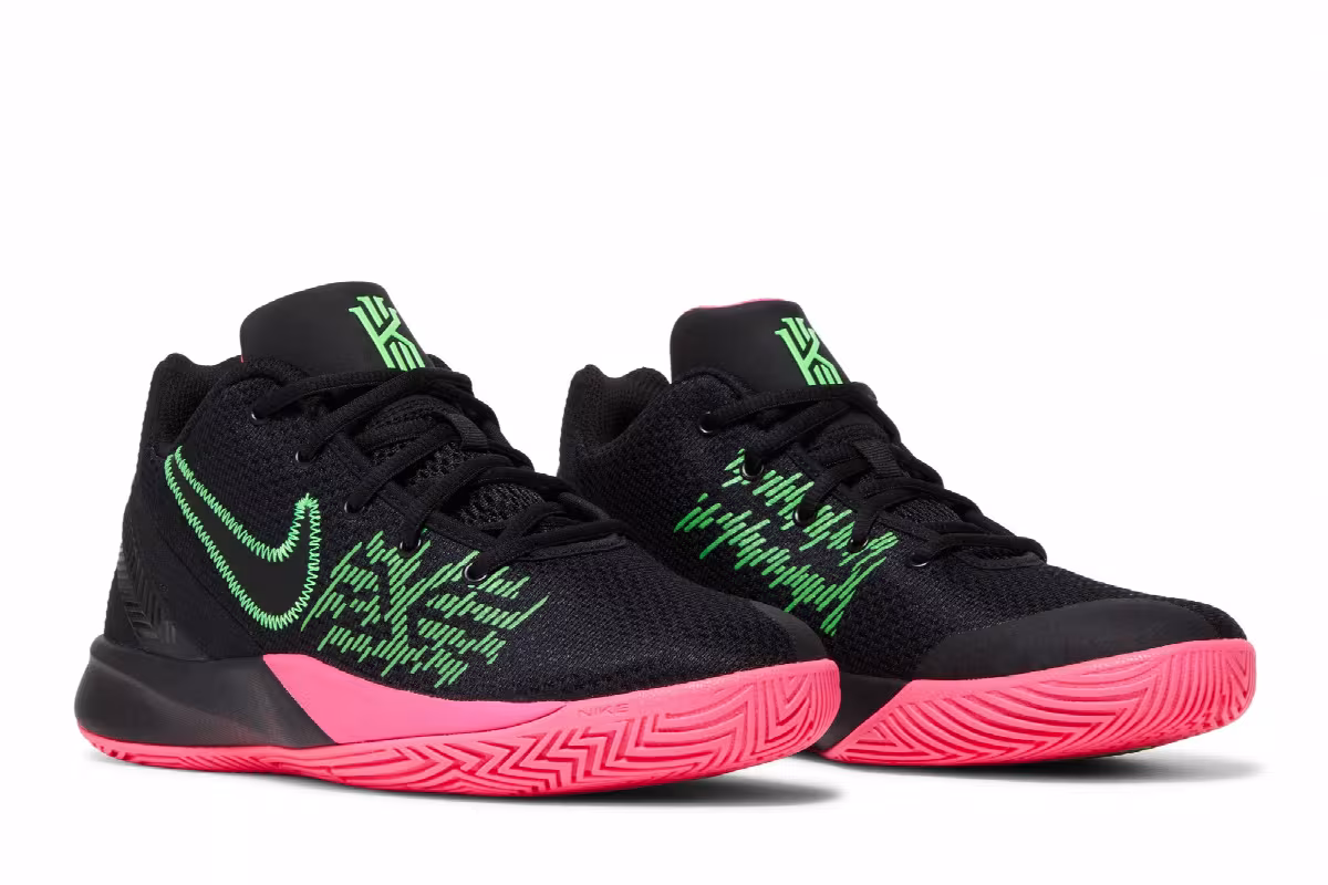 Nike Kyrie Flytrap 2 GS Black Hyper Pink, view 9