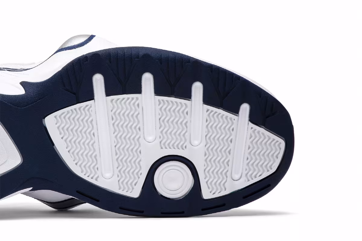 Martine Rose x Nike Air Monarch IV White Navy, view 6