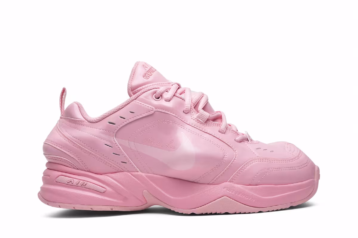 Martine Rose x Nike Air Monarch IV Soft Pink, view 2