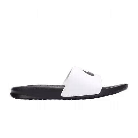 Nike Wmns Benassi Swoosh 'White Black'