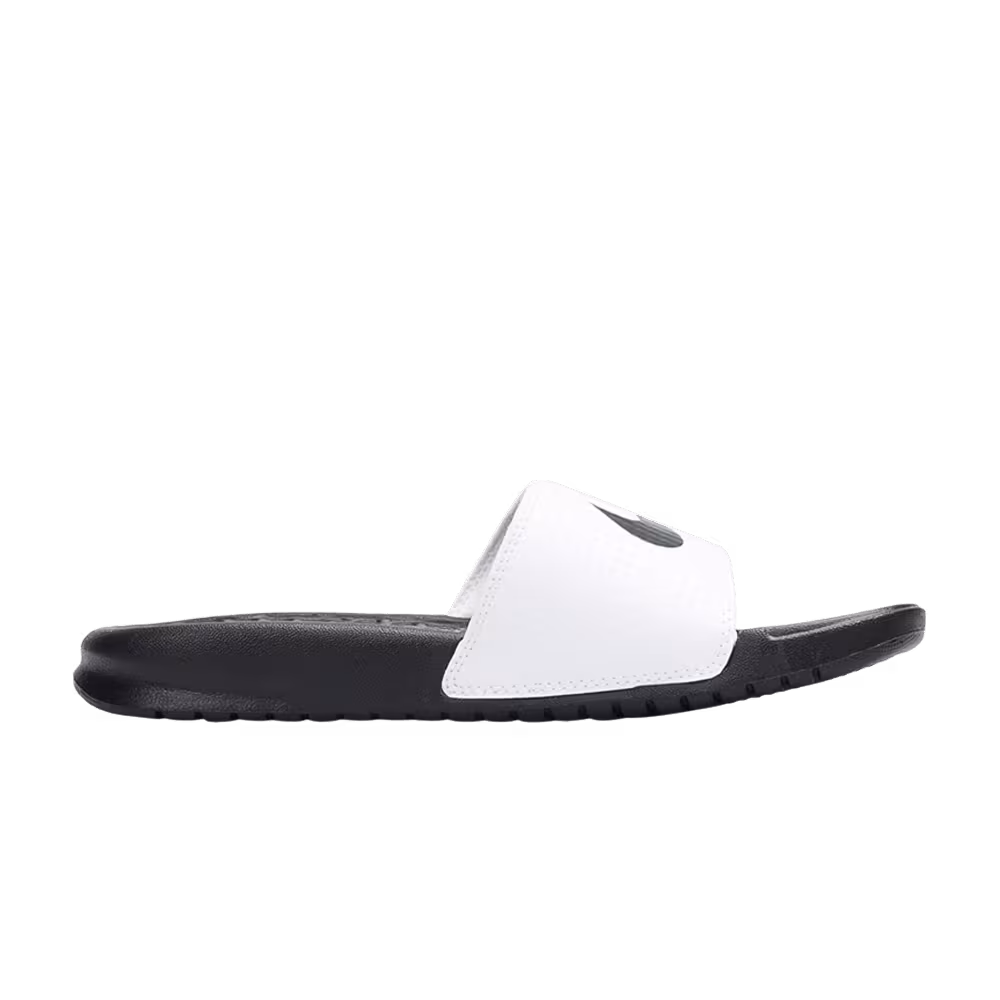 Nike Women's Benassi Swoosh White Black