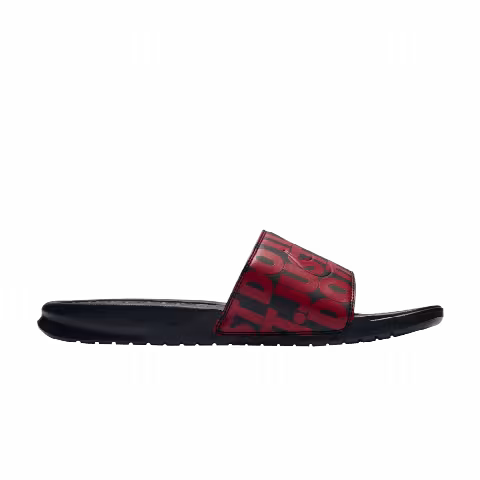 Nike Benassi JDI Print 'University Red Black'