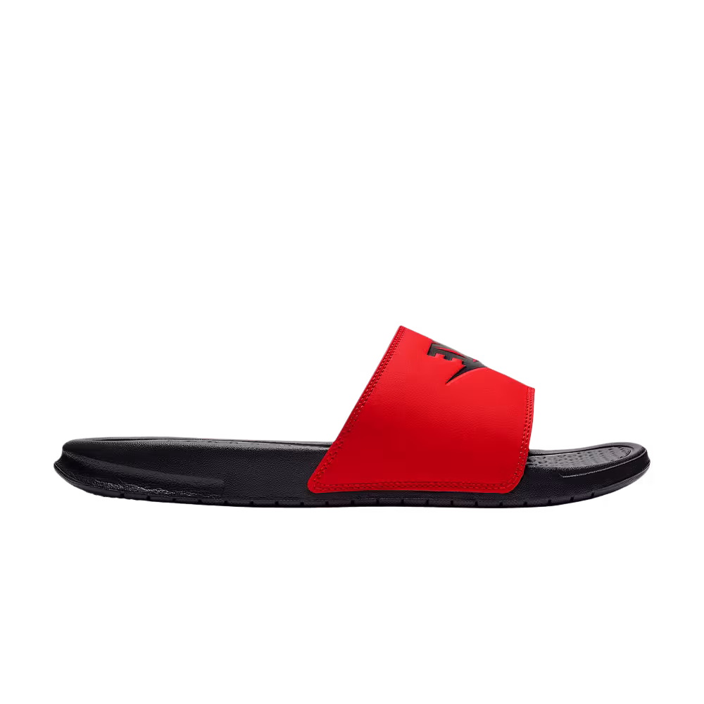 Nike Benassi JDI Slide Red Orbit Anthracite Black