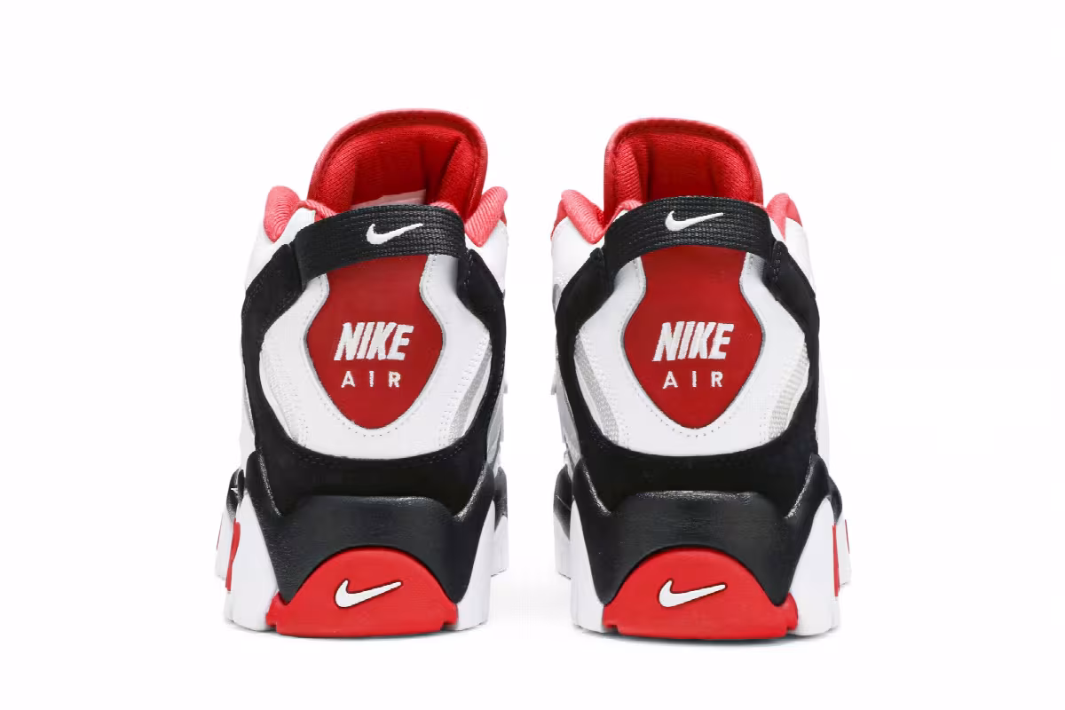 Nike Air Barrage Mid University Red, view 7
