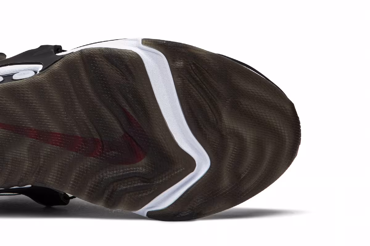 Nike Adapt Huarache White Black, view 6