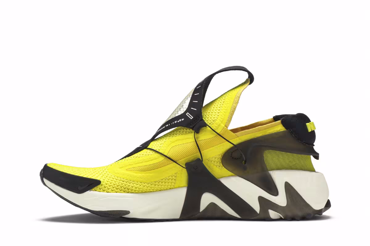 Nike Adapt Huarache Opti Yellow, view 4