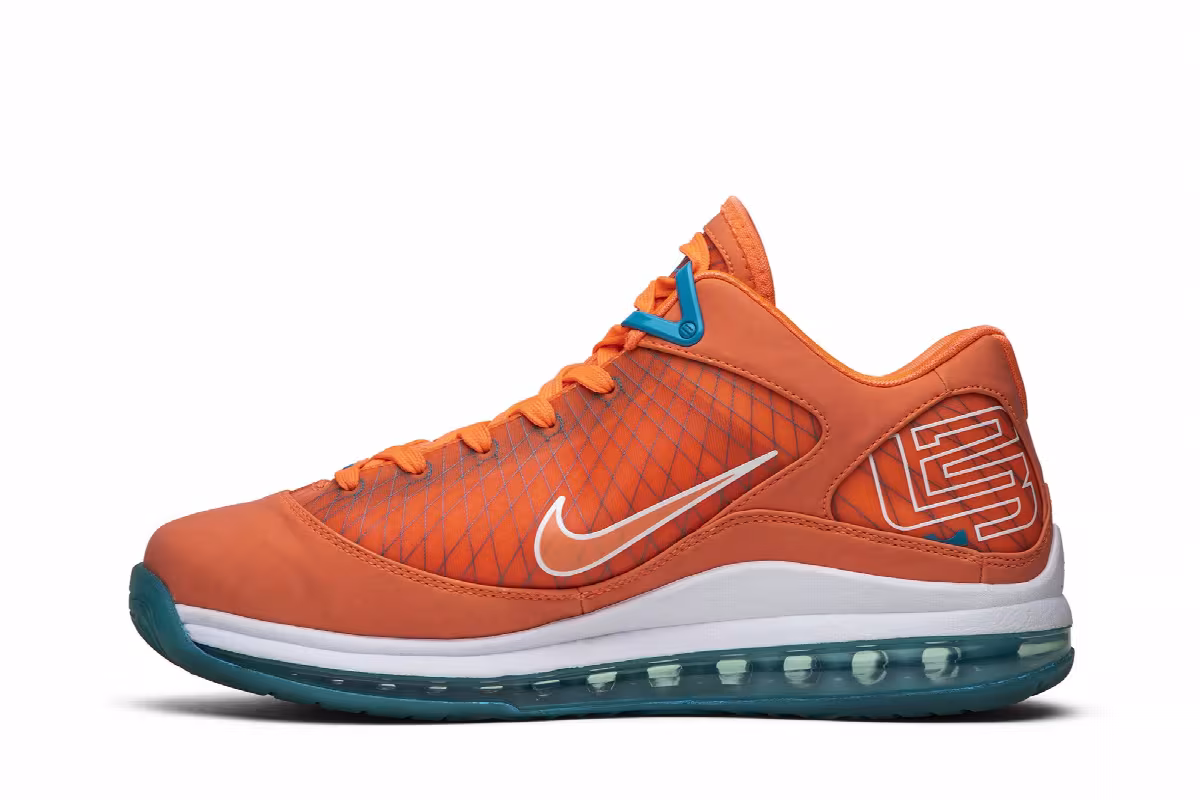 Nike Air Max LeBron 7 Low Miami Dolphins, view 4