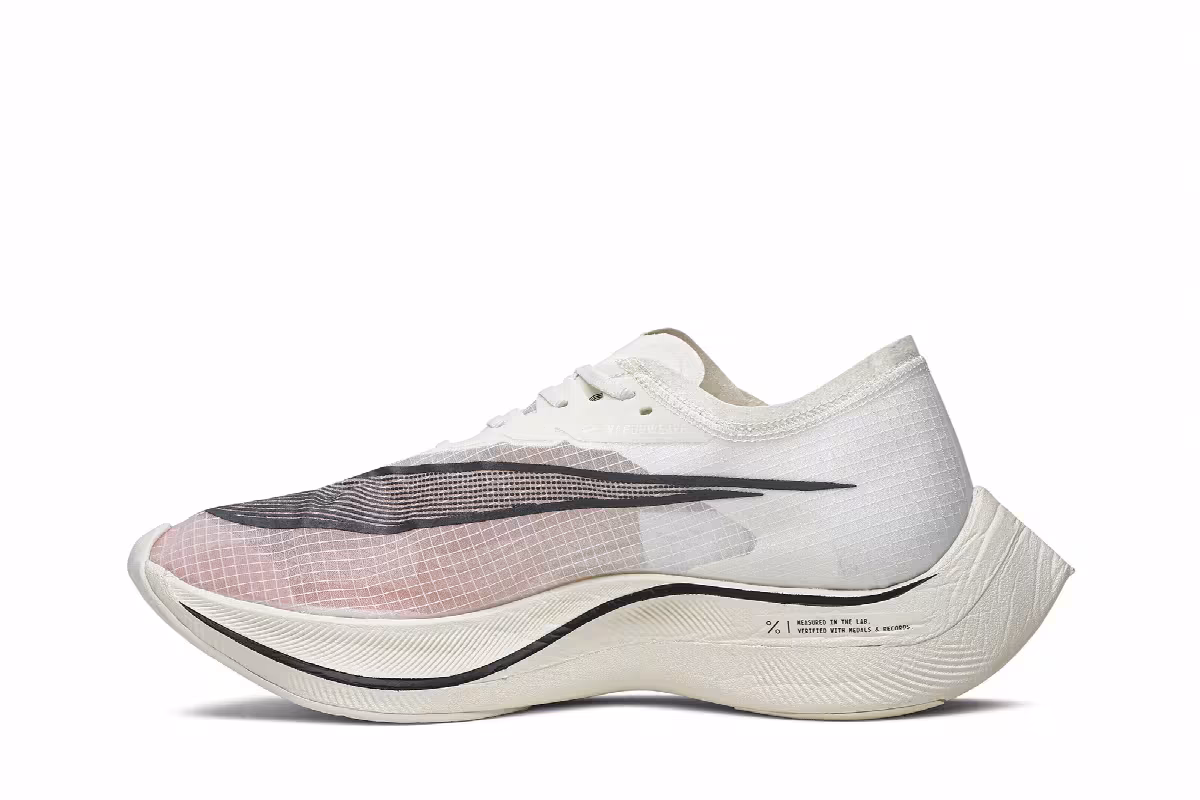 Nike ZoomX VaporFly NEXT% Sail, view 4