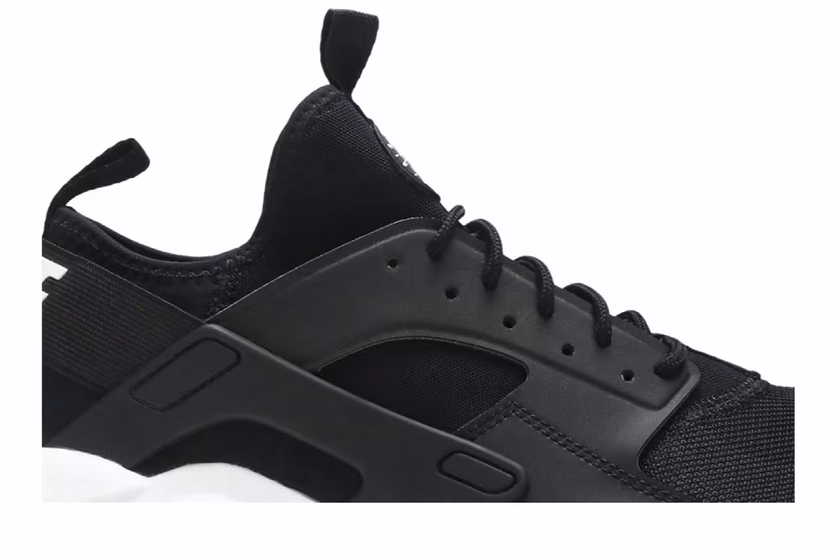 Nike Air Huarache Run Ultra Black White, view 3