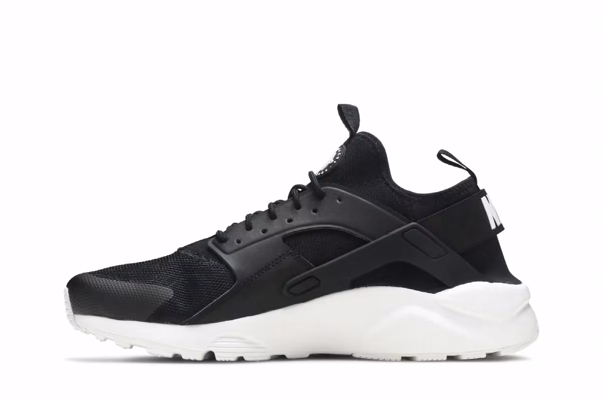 Nike Air Huarache Run Ultra Black White, view 4