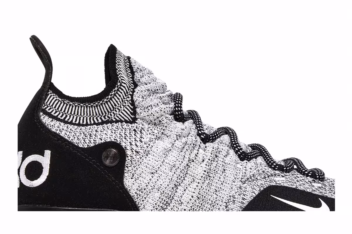 Nike Zoom KD 11 White Black, view 3