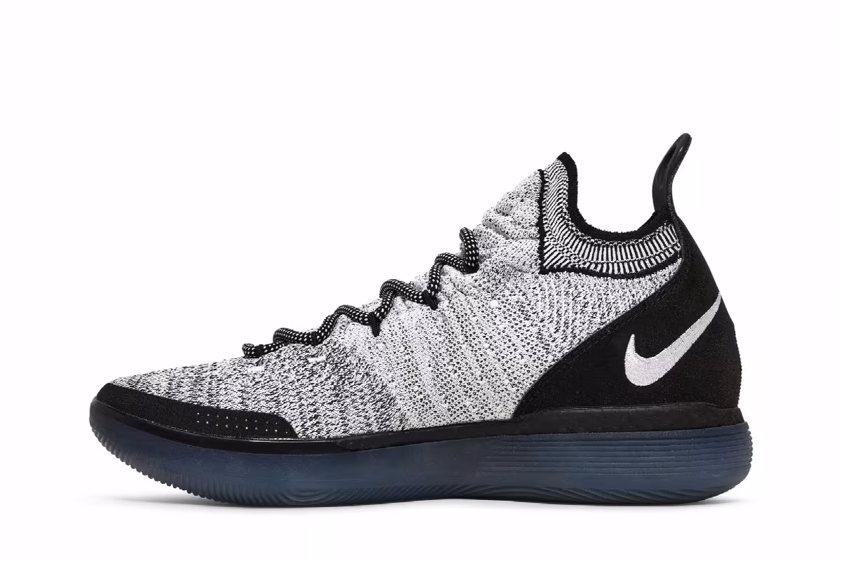 Nike Zoom KD 11 White Black, view 4