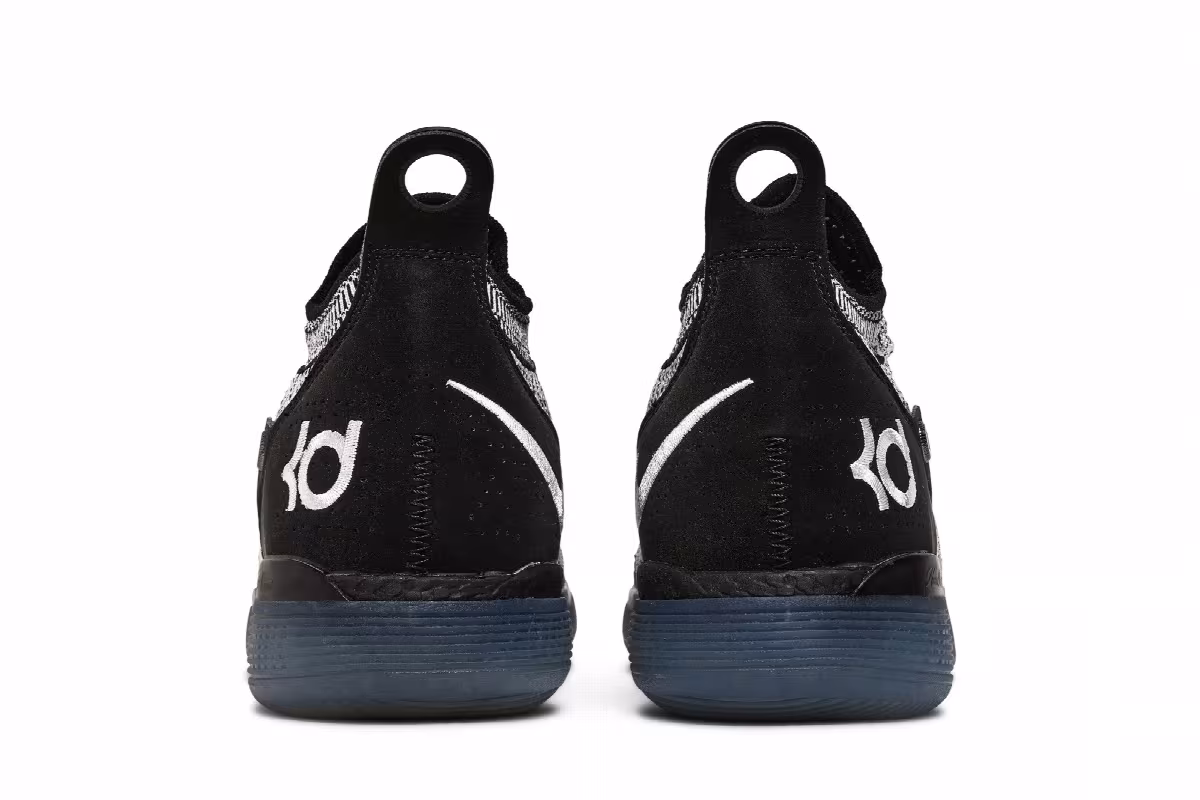 Nike Zoom KD 11 White Black, view 7