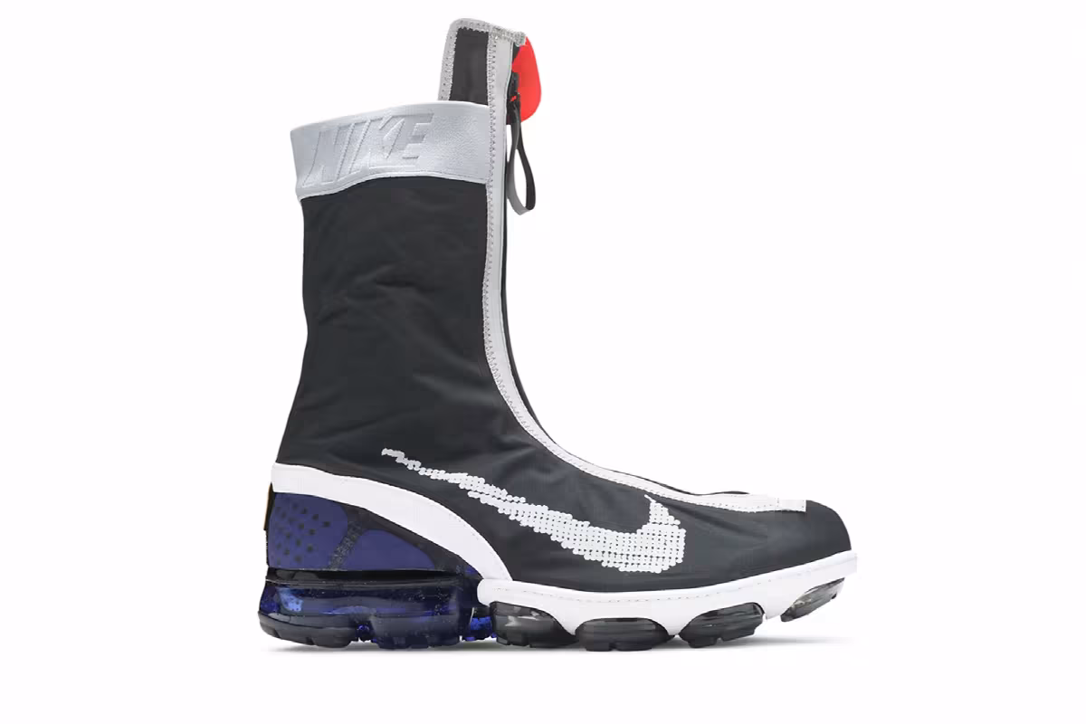 Nike Air VaporMax Flyknit Gator ISPA Black, view 2