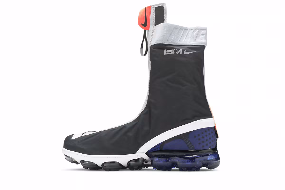 Nike Air VaporMax Flyknit Gator ISPA Black, view 4