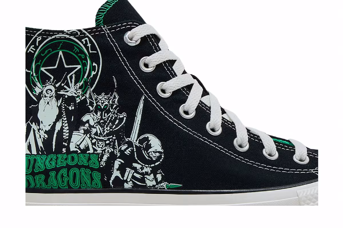 Dungeons & Dragons x Converse Chuck Taylor All Star High Black Green, view 3