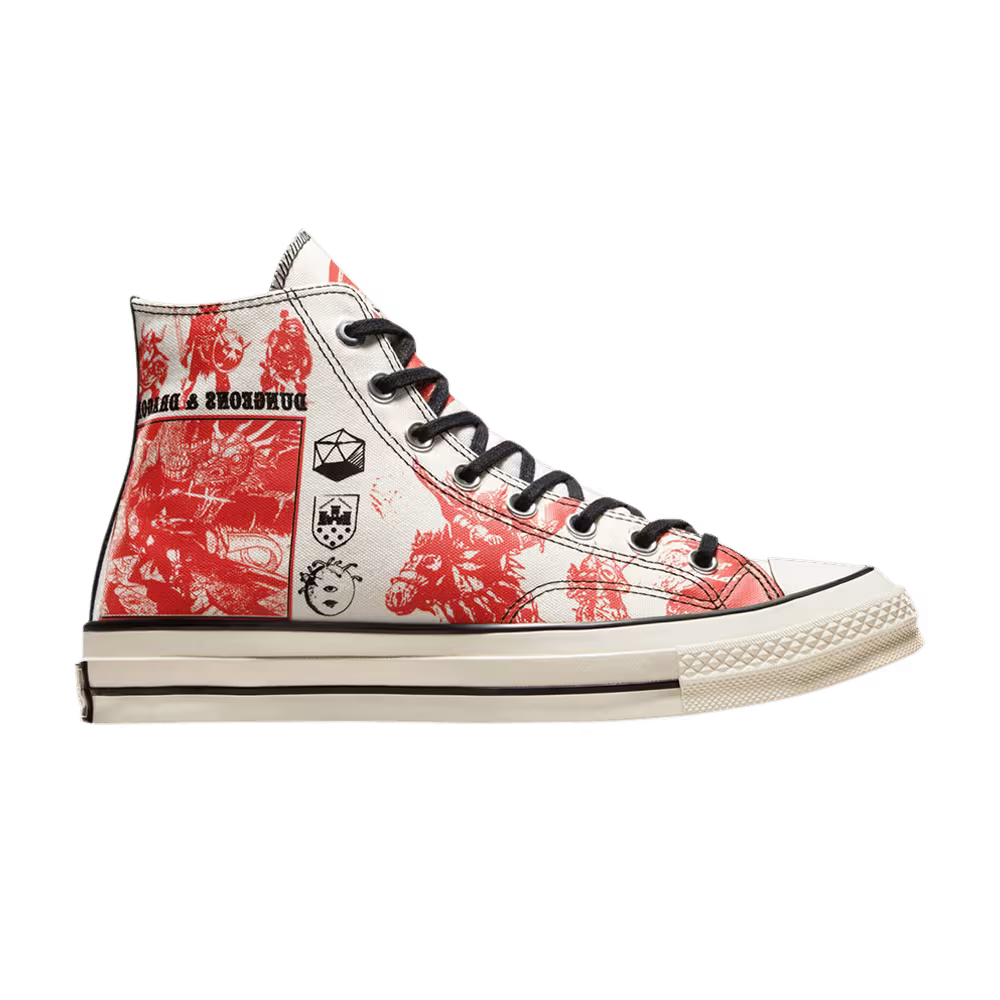 Dungeons & Dragons x Converse Chuck Taylor All Star High Egret Red