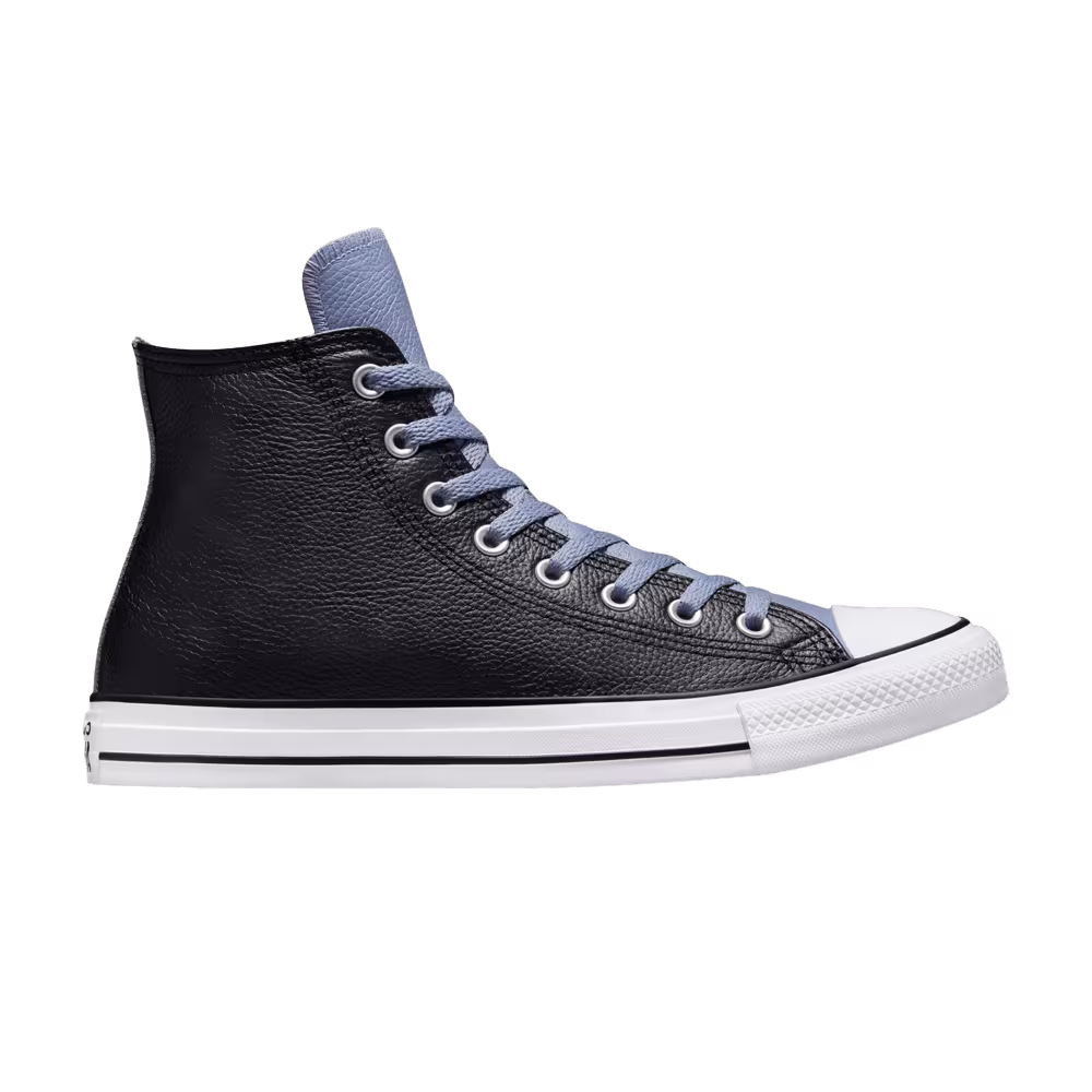 Converse Chuck Taylor All Star Leather High Black Thunder Daze Blue