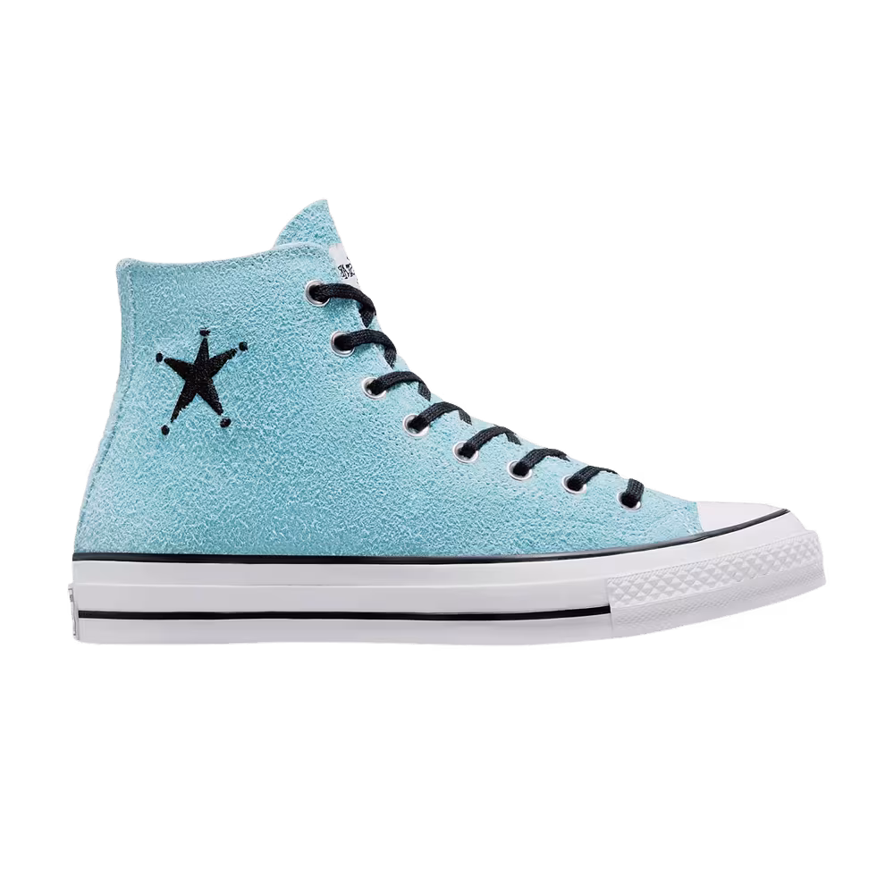 Stussy x Converse Chuck 70 High Sky Blue