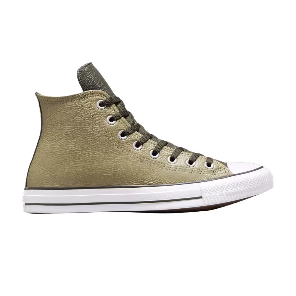 Converse Chuck Taylor All Star Leather High Mossy Sloth Green