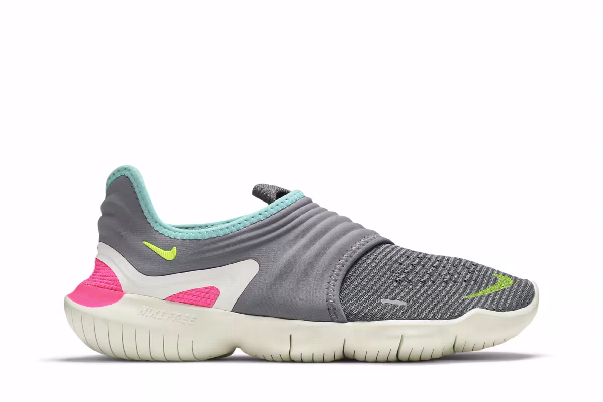 Nike Women's Free RN Flyknit 3.0 Gunsmoke, view 2