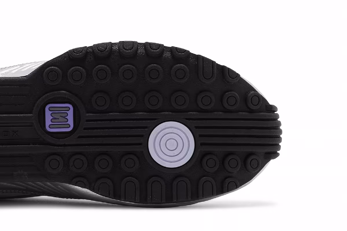 Nike Women's Shox Enigma 9000 Metallic Silver Violet, view 6
