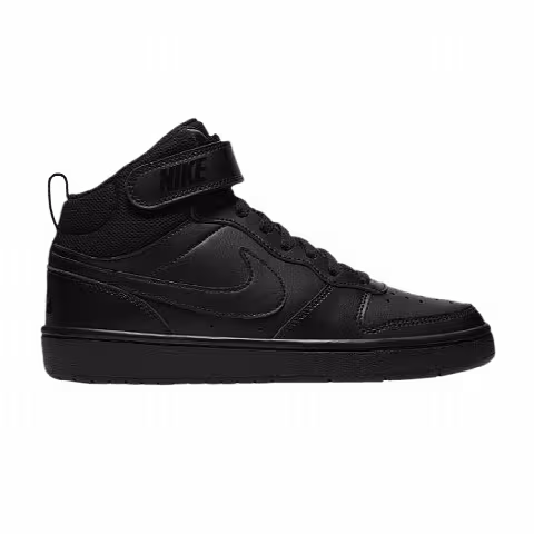 Nike Court Borough Mid 2 GS 'Triple Black'