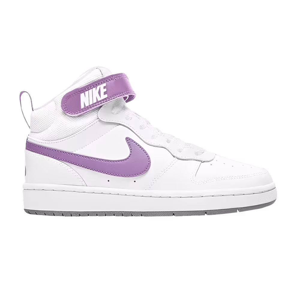 Nike Court Borough Mid 2 GS White Fuchsia Glow