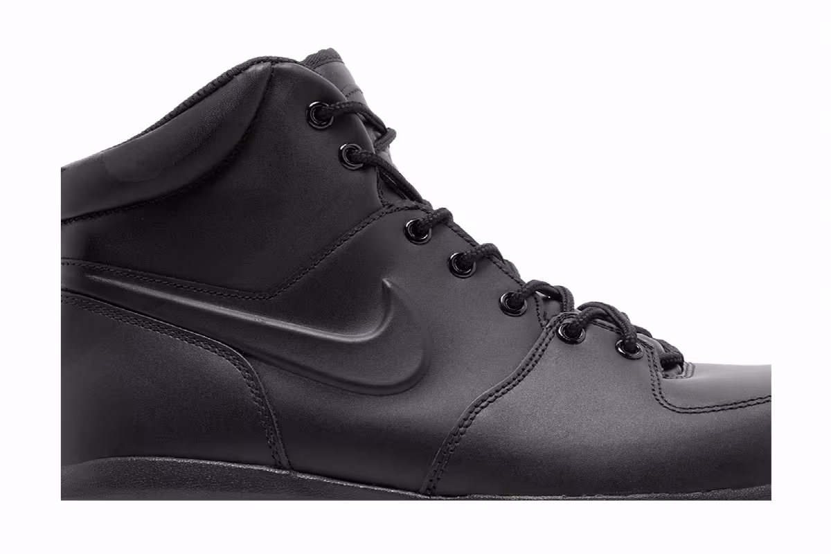 Nike Manoa Leather Black, view 3
