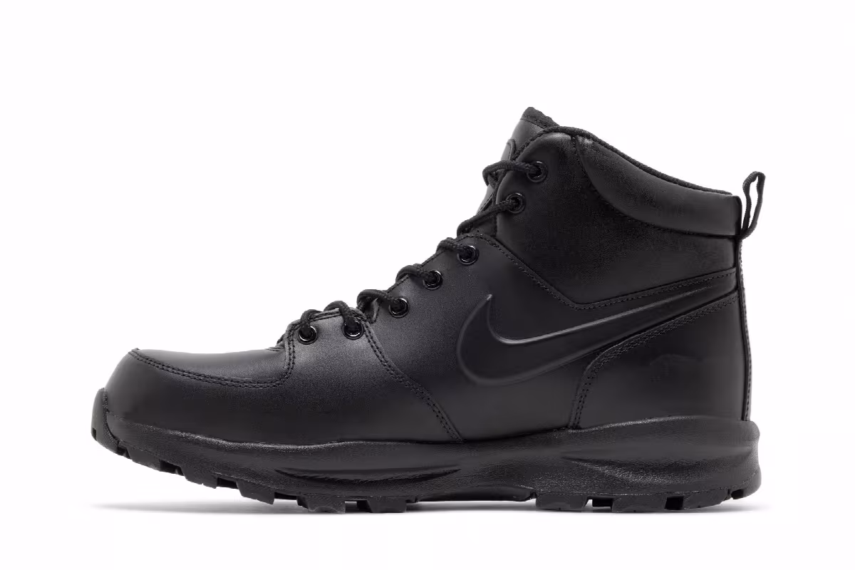 Nike Manoa Leather Black, view 4