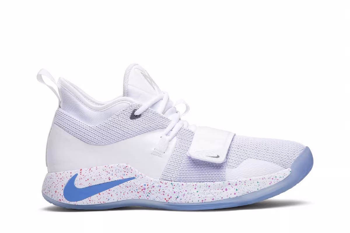 PlayStation x Nike PG 2.5 White, view 2