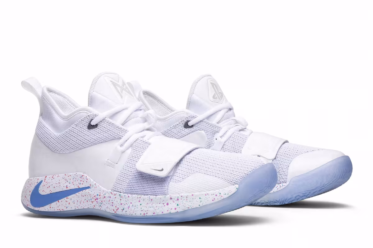 PlayStation x Nike PG 2.5 White, view 9