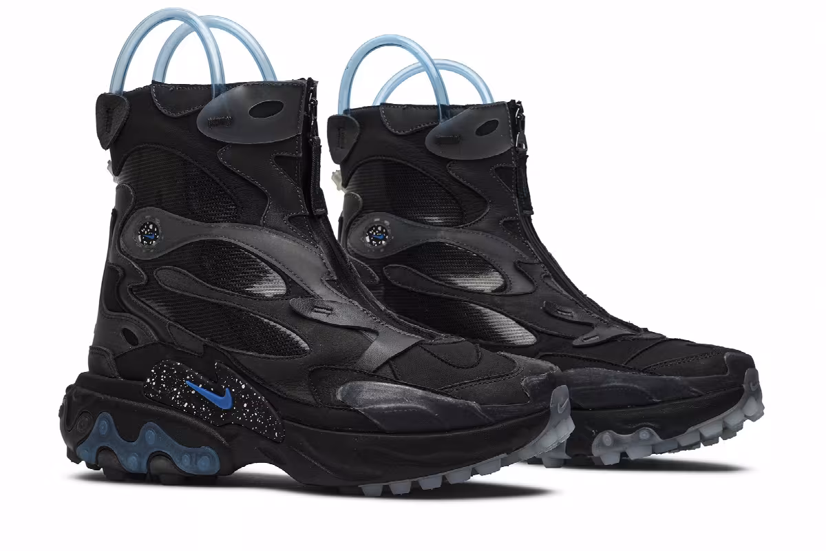 Undercover x Nike React Boot Black, view 9