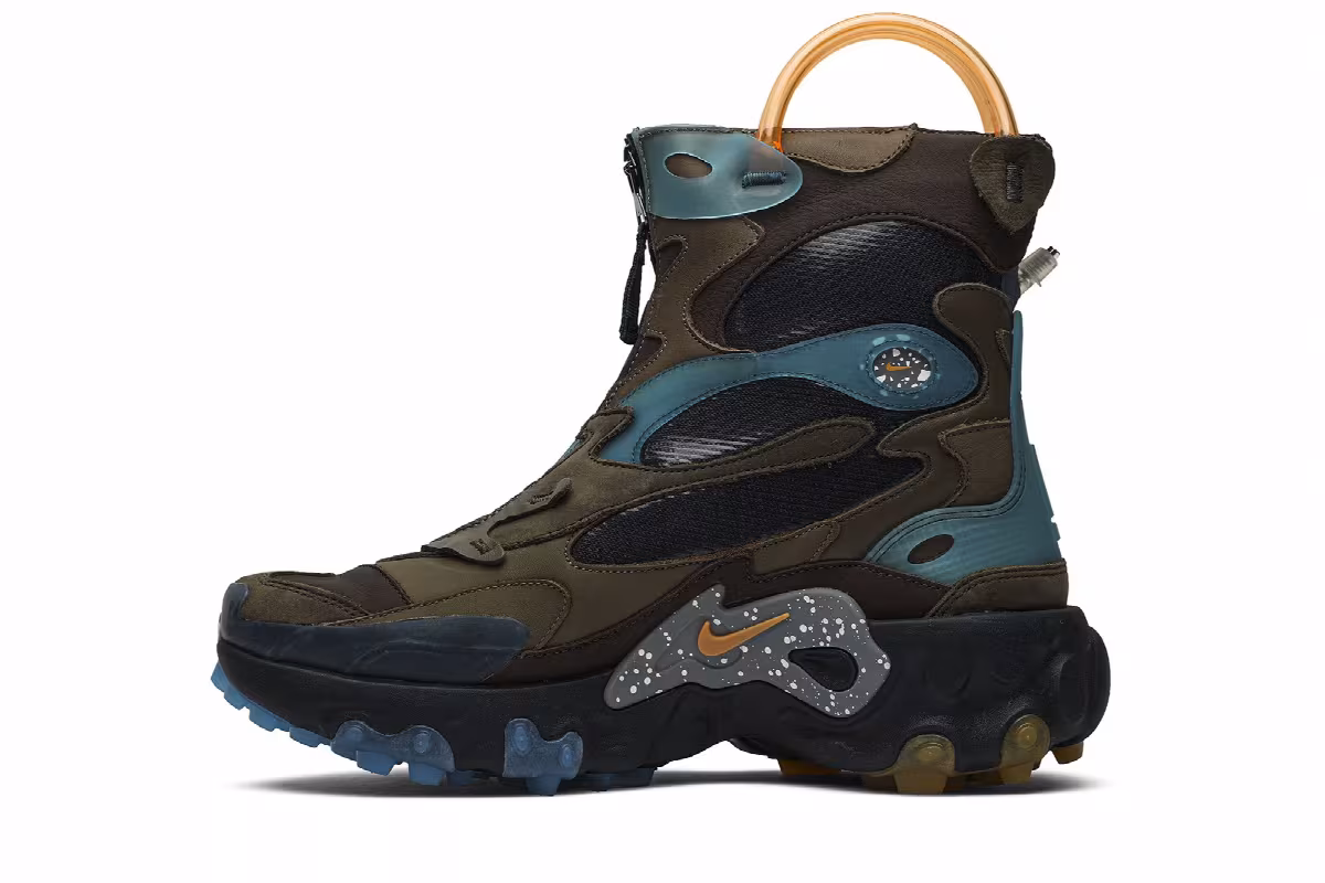 Undercover x Nike React Boot Brown, view 4