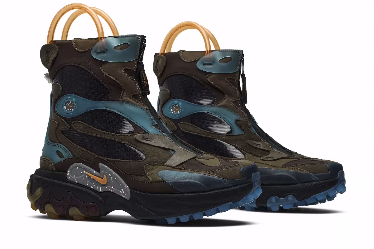 Undercover x Nike React Boot Brown, view 9